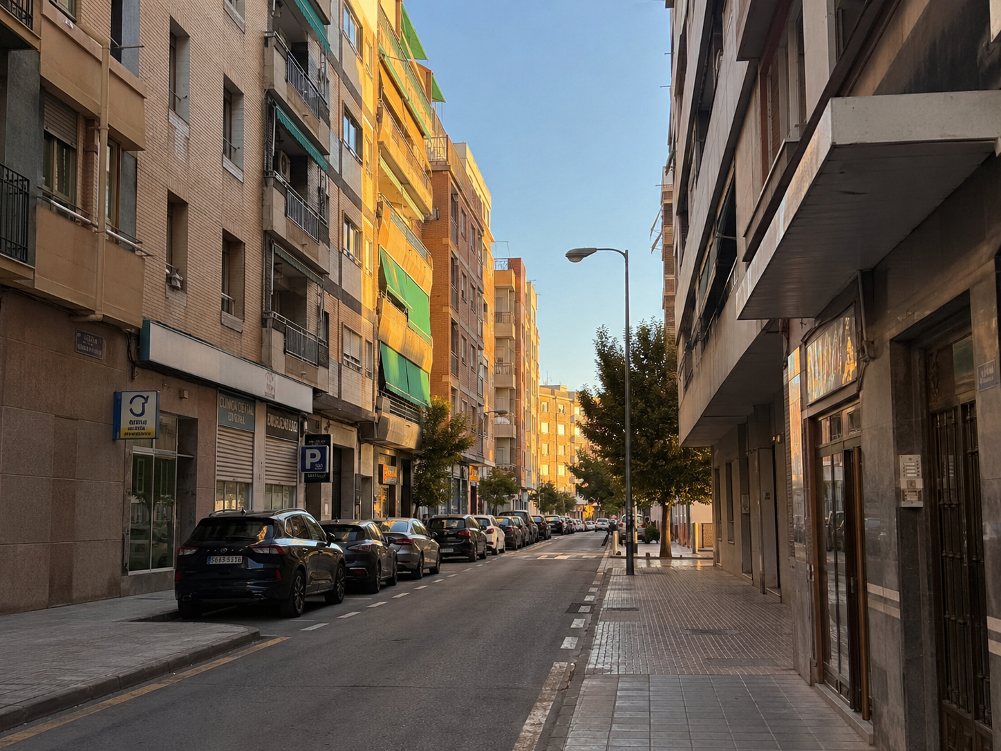 Calle Doctor Sapena en una tarde de mayo